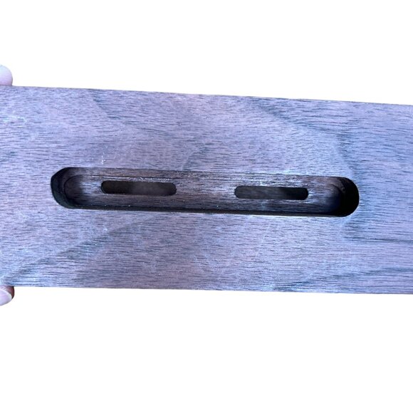 Decent Wooden Phone Stand Maple & Black Walnut Compact & Stylish Design Natural - Picture 8 of 12